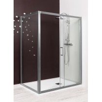 FACADE COULISSANTE NAPA 160 CHROME MAT chrome mat Contemporain
