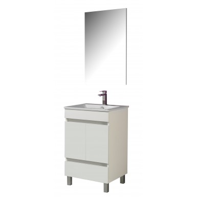 MEUBLE A POSER LANCELO 60 BLANC blanc Moderne