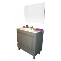 MEUBLE A POSER LANCELO 80 GRIS gris fonce Moderne