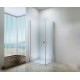 ANGLE PIVOTANTE FRISCO 90X90 TRANSPARENTE transparente Contemporain