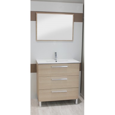 MEUBLE PALLAS 80 CHENE bois clair Moderne