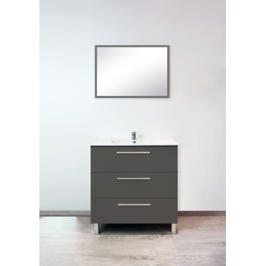 MEUBLE PALLAS 80 GRIS gris Moderne
