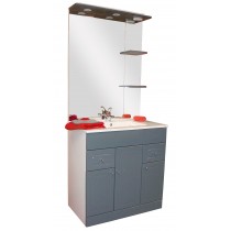 MEUBLE A POSER TOLEDE 80 GRIS gris Moderne