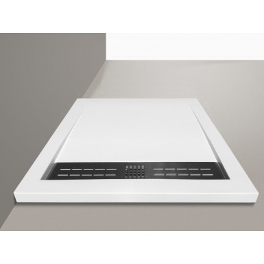 Receveur Spirit 90x90 blanc blanc Moderne