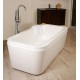 BAIGNOIRE ILOT BATZ 170X080 blanc Contemporain
