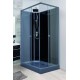 cabine non hydro 120x80 noire noire Contemporain