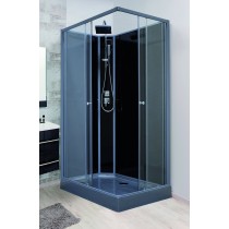 cabine non hydro 120x80 noire noire Contemporain