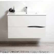 MEUBLE 2DOO LAQUE 90 BLANC blanc Moderne