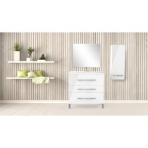 MEUBLE ALAN 90 BLANC blanc Moderne