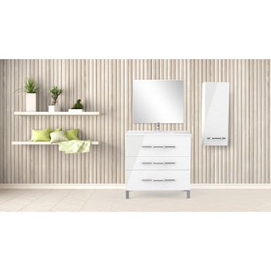 MEUBLE ALAN 90 BLANC blanc Moderne