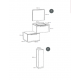 MEUBLE TERRY LAQUE BLANC blanc Moderne