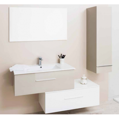 MEUBLE TERRY LAQUE BLANC blanc Moderne