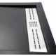 Receveur Spirit 140x90 anthracite gris Moderne