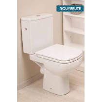 WC ARIO SORTIE HORIZONTALE blanc Contemporain