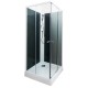 cabine non hydro 80x80 minea grise gris Classique