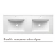 Plan vasque CINEA en Mineral Marmo  
