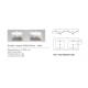 Plan vasque simple ou double en SOLID SURFACE
