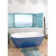 Baignoire ilot  TRENTO blanche  ou couleur 