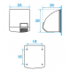 Sèche-mains électrique automatique PELLET