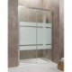 Porte de douche coulissante 140 Tethys Satin par Robinet and Co