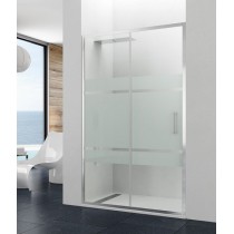 Paroi de douche coulissante 150 Theia Satin par Robinet and Co