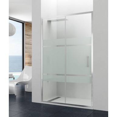 Paroi de douche coulissante 150 Theia Satin par Robinet and Co
