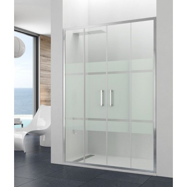 Paroi de douche double coulissante THEIA SPAZIO SATIN