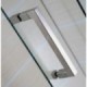 Paroi de douche d'angle ROLL accès sur coté