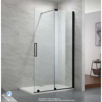 Paroi de douche fixe avec porte coulissante DELISS