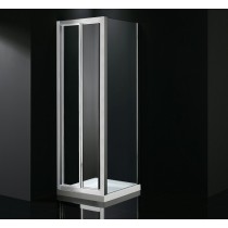 Paroi de douche d'angle porte pliante OCEAN accès sur coté