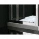 Paroi de douche d'angle porte pliante OCEAN accès sur coté
