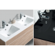 Plan vasque simple ou double en céramique 
