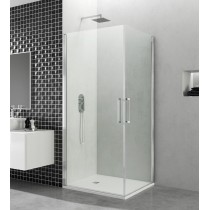 Paroi de douche d'angle portes battantes HELIA K