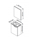 LAVE MAINS VERSOS LAQUE AUBERG aubergine Moderne
