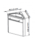 LAVE MAIN D'ANGLE NINO BLANC blanc Moderne