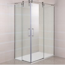 Paroi de douche d'angle ROLL accès sur angle