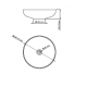 Plan vasque  en Solid Surface SNOW