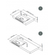 Plan vasque en solid surface LICEO