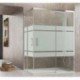 Paroi de douche d'angle TETHYS SATIN accès sur angle