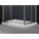Paroi de douche d'angle THEIA SATIN accès sur angle