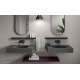 Plan vasque PROGRAM de chez HIDROBOX en SOLID SURFACE