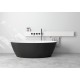Baignoire ilot Solid Surface SPACE de  chez Hidrobox