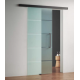 Porte coulissante de séparation  en verre de 8 mm