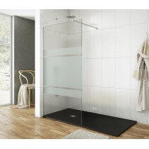 Paroi de douche fixe 90 cm Screen Satin par Robinet and Co