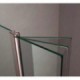 Paroi de douche fixe SCREEN  avec verre mobile 40 cm