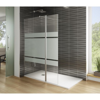 Paroi de douche en verre fixe Screen Satin par Robinet and Co