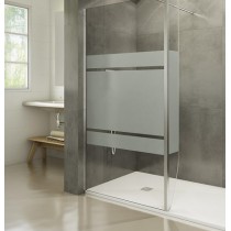 Paroi de douche fixe 100 Screen Satin par Robinet and Co