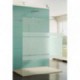 Paroi de douche fixe 70 cm Screen Satin double walkin par Robinet and Co