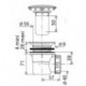 Bonde de douche 60 mm