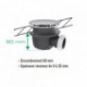 Bonde de douche 90 mm extra plate MINIME